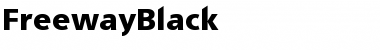 Download FreewayBlack Font Download FreewayBlack Font