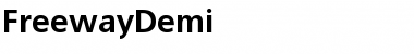 Download FreewayDemi Font Download FreewayDemi Font