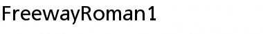 Download FreewayRoman1 Font Download FreewayRoman1 Font