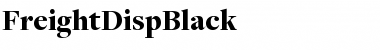 Download FreightDispBlack Font Download FreightDispBlack Font