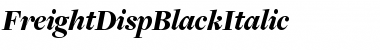 Download FreightDispBlackItalic Font Download FreightDispBlackItalic Font