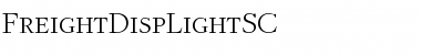 Download FreightDispLightSC Font Download FreightDispLightSC Font