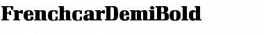 Download FrenchcarDemiBold Font Download FrenchcarDemiBold Font