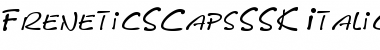 Download FreneticSCapsSSK Font Download FreneticSCapsSSK Font