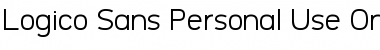 Download Logico-Sans-Personal-Use-Only Font Download Logico-Sans-Personal-Use-Only Font