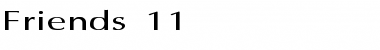 Download Friends 11 Font Download Friends 11 Font