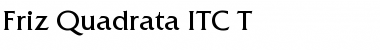 Download Friz Quadrata ITC T Font Download Friz Quadrata ITC T Font