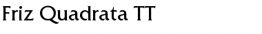Download Friz Quadrata TT Font Download Friz Quadrata TT Font