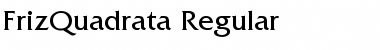 Download FrizQuadrata-Regular Font Download FrizQuadrata-Regular Font
