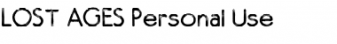 Download LOST AGES Font Download LOST AGES Font