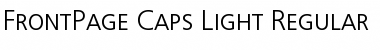 Download FrontPage-Caps-Light Font Download FrontPage-Caps-Light Font