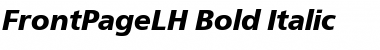 Download FrontPageLH Font Download FrontPageLH Font