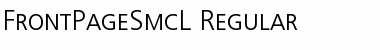 Download FrontPageSmcL Font Download FrontPageSmcL Font