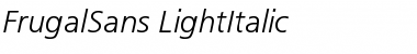 Download FrugalSans-LightItalic Font Download FrugalSans-LightItalic Font