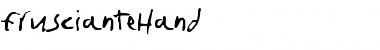 Download fruscianteHand Font Download fruscianteHand Font