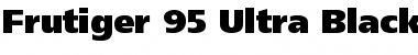Download Frutiger 95 UltraBlack Font Download Frutiger 95 UltraBlack Font