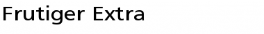 Download Frutiger Extra Font Download Frutiger Extra Font