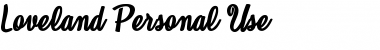 Download Loveland Personal Use Font Download Loveland Personal Use Font