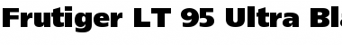 Download Frutiger LT 95 UltraBlack Font Download Frutiger LT 95 UltraBlack Font