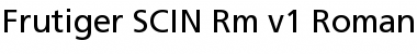 Download Frutiger SCIN Rm v.1 Font Download Frutiger SCIN Rm v.1 Font