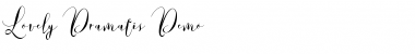 Download Lovely Dramatis Demo Font Download Lovely Dramatis Demo Font