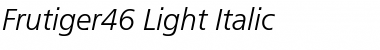 Download Frutiger46-Light Font Download Frutiger46-Light Font