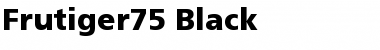 Download Frutiger75-Black Font Download Frutiger75-Black Font