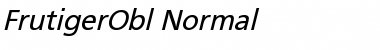 Download FrutigerObl Font Download FrutigerObl Font