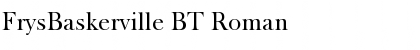 Download FrysBaskerville BT Font Download FrysBaskerville BT Font