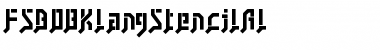 Download FSB08KlangStencilAl Font Download FSB08KlangStencilAl Font