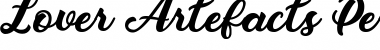 Download Lover Artefacts Personal Use Font Download Lover Artefacts Personal Use Font