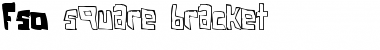 Download FSO square bracket Font Download FSO square bracket Font