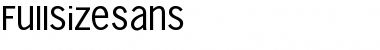 Download FullsizeSans Font Download FullsizeSans Font