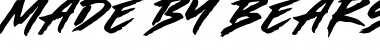 Download Made by Bears DEMO Font Download Made by Bears DEMO Font