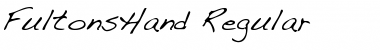 Download FultonsHand Font Download FultonsHand Font