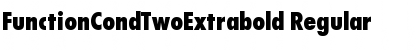 Download FunctionCondTwoExtrabold Font Download FunctionCondTwoExtrabold Font