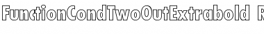 Download FunctionCondTwoOutExtrabold Font Download FunctionCondTwoOutExtrabold Font
