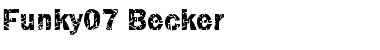 Download Funky07 Becker Font Download Funky07 Becker Font