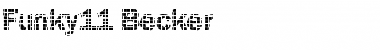 Download Funky11 Becker Font Download Funky11 Becker Font