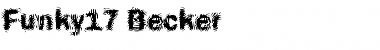 Download Funky17 Becker Font Download Funky17 Becker Font