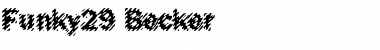 Download Funky29 Becker Font Download Funky29 Becker Font