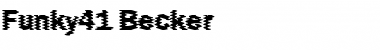 Download Funky41 Becker Font Download Funky41 Becker Font