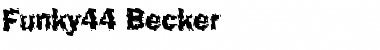 Download Funky44 Becker Font Download Funky44 Becker Font