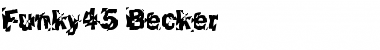Download Funky45 Becker Font Download Funky45 Becker Font