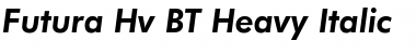 Download Futura Hv BT Font Download Futura Hv BT Font