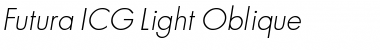 Download Futura ICG Light Font Download Futura ICG Light Font