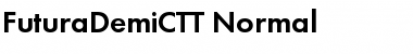Download FuturaDemiCTT Font Download FuturaDemiCTT Font