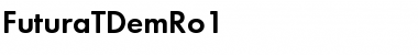 Download FuturaTDemRo1 Font Download FuturaTDemRo1 Font