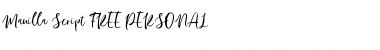 Download Manilla Script-FREE PERSONAL Font Download Manilla Script-FREE PERSONAL Font