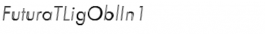 Download FuturaTLigOblIn1 Font Download FuturaTLigOblIn1 Font